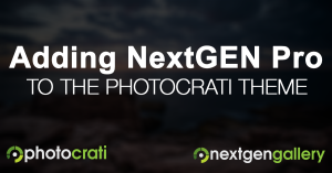 Adding NextGEN Pro To The Photocrati Theme