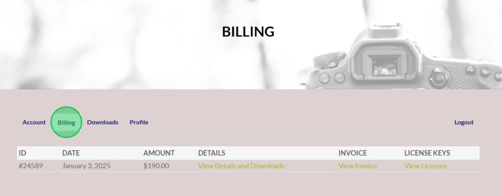 click-billing-tab - Photocrati Click Billing Tab